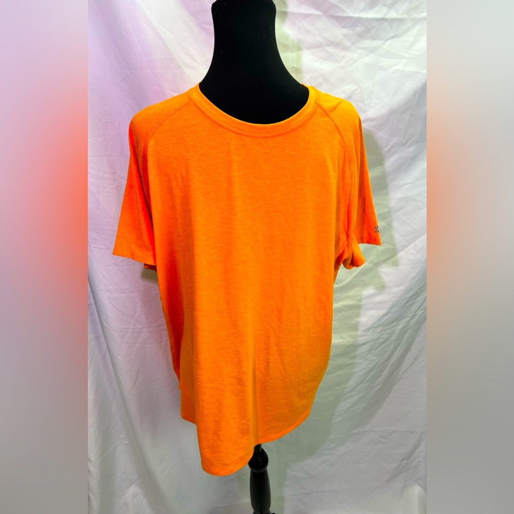 Men’s Large Orange Athletic Workout Shirt